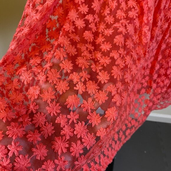 Anthropologie Artelier Nicole Miller Floral Lace Dress - Picture 6 of 14